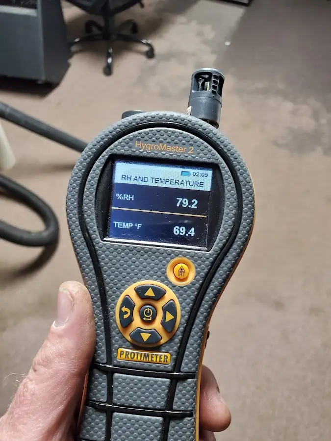 Moisture meter humidity assessment for Fire & Smoke Damage Restoration in Anniston