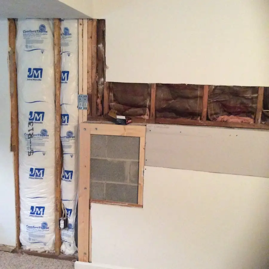 Wall insulation replacement during Structural Drying in Anniston